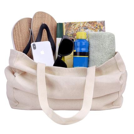 Beg Tote Kanvas Kosong