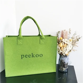 Beg Tote Felt Boleh Guna Semula